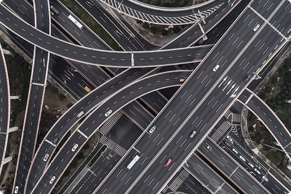 舗装された道路